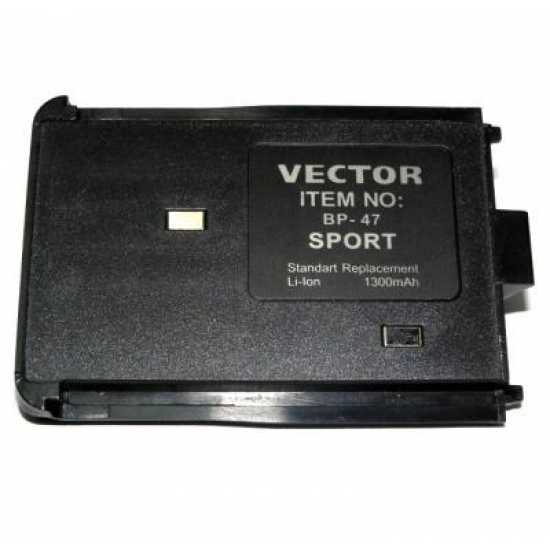Штатный  Li-Ion  аккумулятор BP-47 SPORT для  Vector VT-47